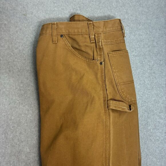 Dickies Men’s Work Pants 42x30 Brown Canvas Carpenter Utility VTG - Picture 13 of 13